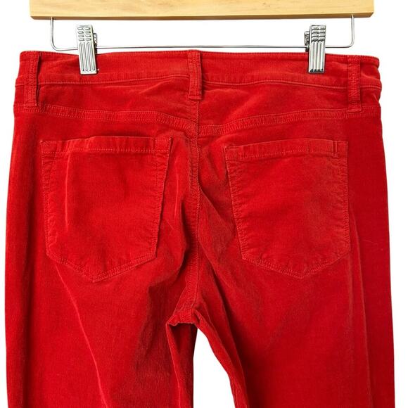 Ann Taylor Loft Women's Super Skinny Ruby Rust Corduroy Ankle Pants Size 28/6 - Picture 7 of 9